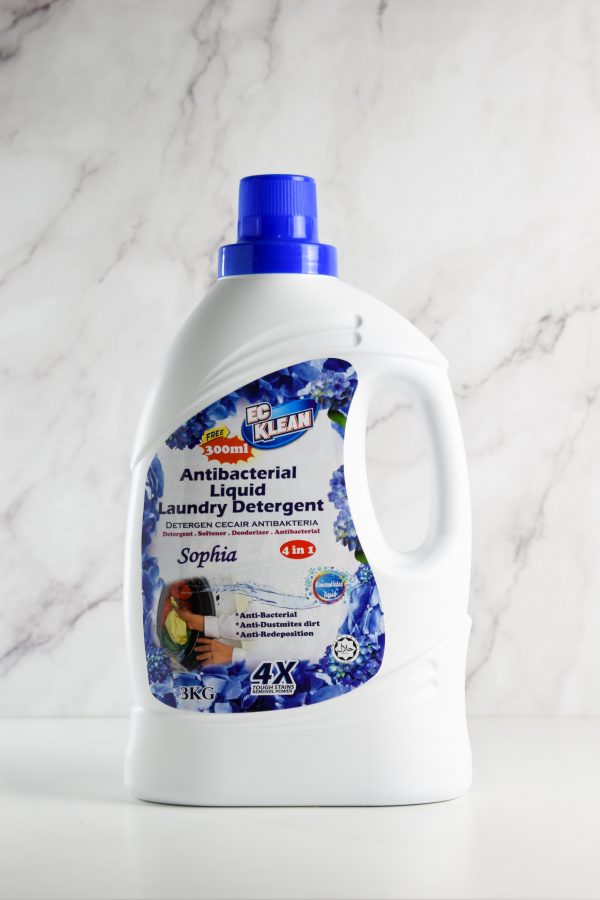 EC KLEAN ANTIBACTERIAL LAUNDRY LIQUID | 3KG | 5KG | 10KG - Image 6