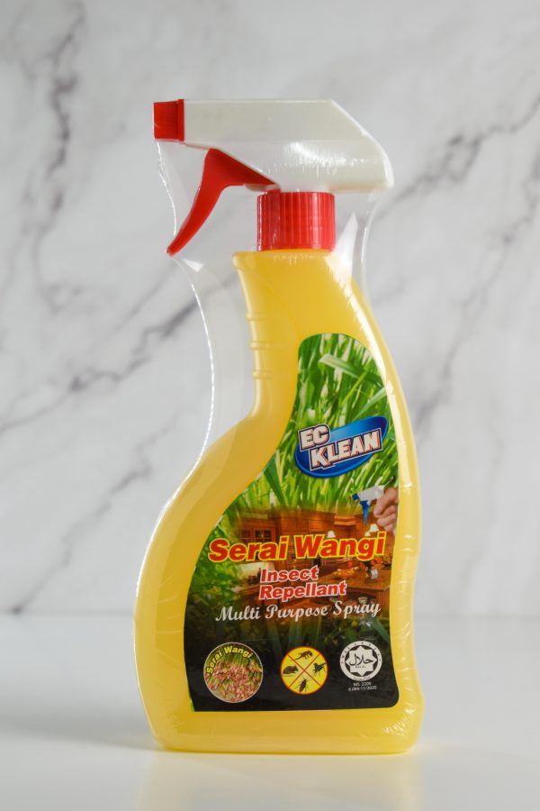 EC KLEAN MULTI PURPOSE  | REPELLANT LEMON GRASS |  SERAI SPRAY |530ML | 5KG - Image 2