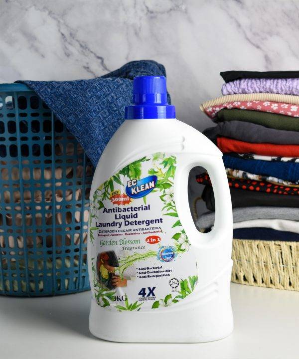 EC KLEAN ANTIBACTERIAL LAUNDRY LIQUID | 3KG | 5KG | 10KG - Image 2